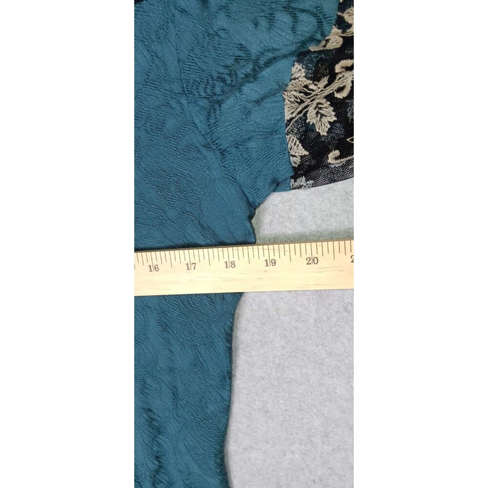 Vintage Y2K Spencer Alexis Tunic Top Womens Size 4 Multicolor Textured Dark... - Picture 3 of 13